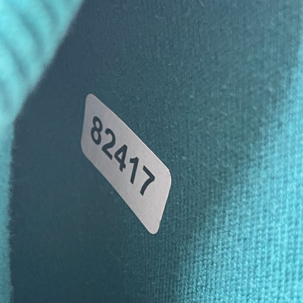 LL BEAN Sweater Womens M Polo Jumper Long Sleeve Pullover Cotton Green VTG USA - Picture 11 of 11